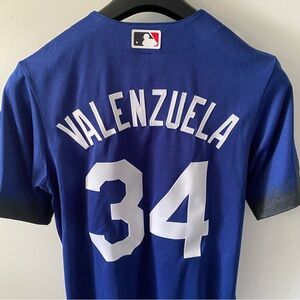 Fernando Valenzuela Nike City Connect Los Dodgers Jersey